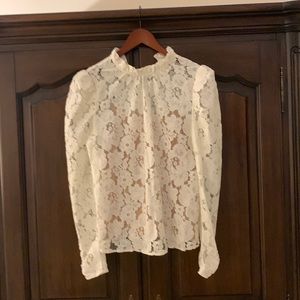 Ivory lace top